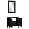 2 Piece Bathroom Furniture Set Solid Wood Mango