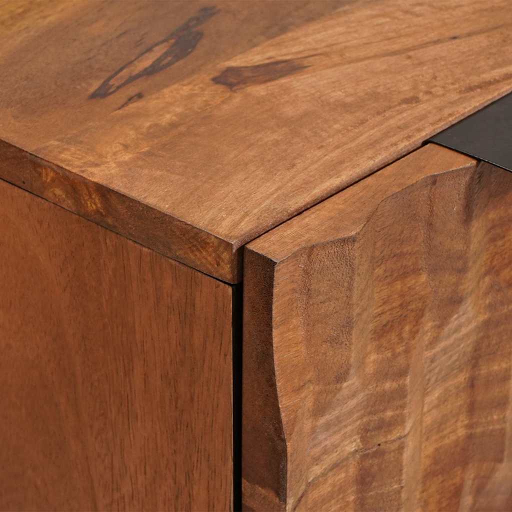 Sideboard 2 pcs 60 x 33 x 75 cm Solid Mango Wood