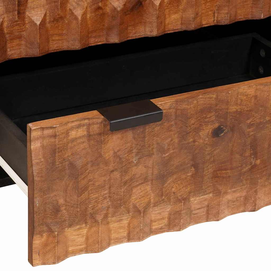 Sideboard 2 pcs 60 x 33 x 75 cm Solid Mango Wood
