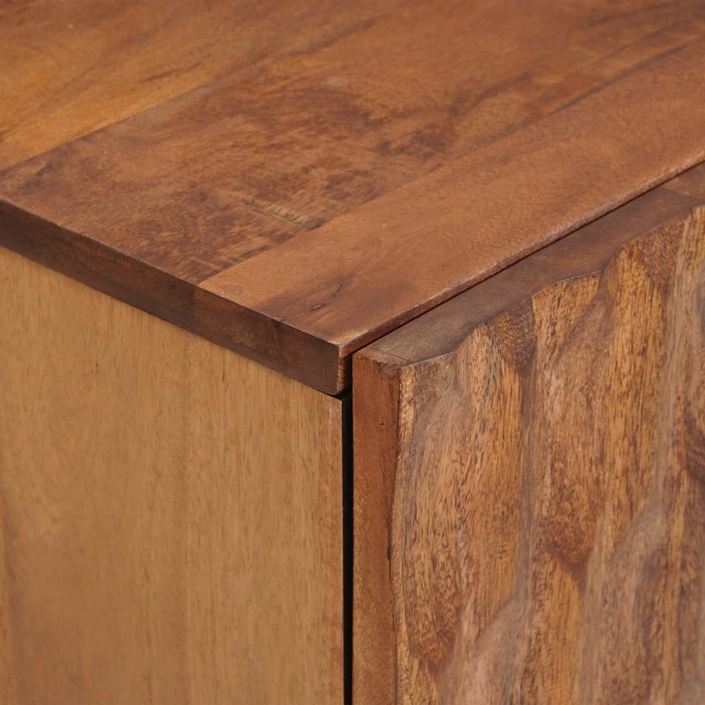 Bathroom Sets 2 pcs Acacia Brown Winish Solid Mango Wood