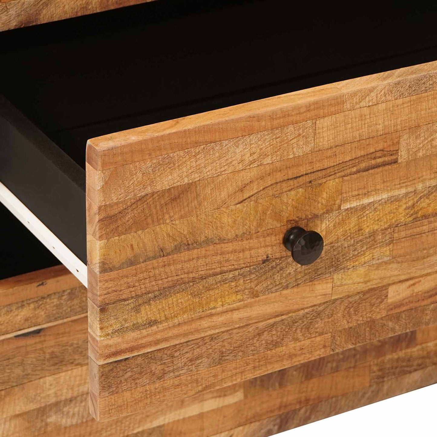 Sideboard 2 pcs 60 x 33 x 75 cm Solid Mango Wood Brown