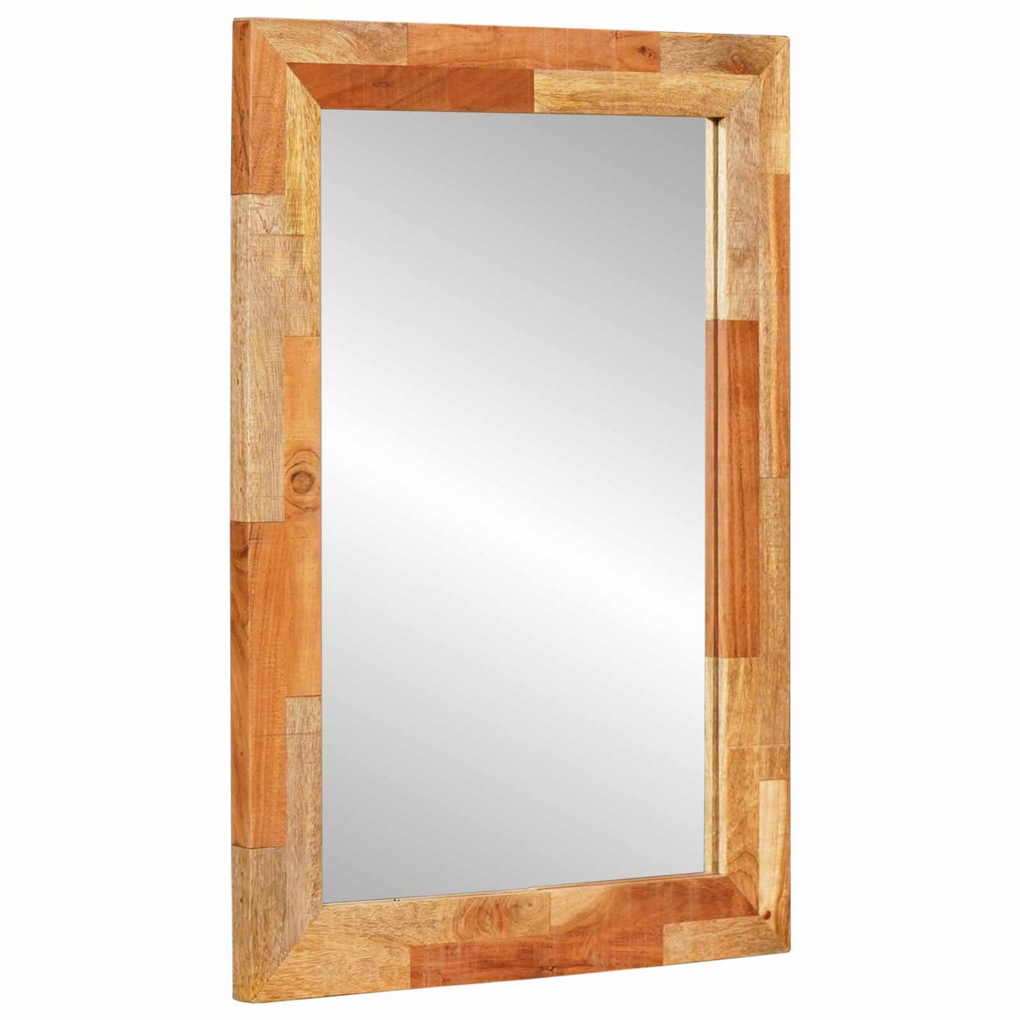 Bathroom Sets with Storage 2 pcs Natural Solid Mango Wood