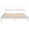 Bed Frame without Mattress White 140x200 cm Solid Wood Pine