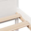 Bed Frame without Mattress White 200x200 cm Solid Wood Pine