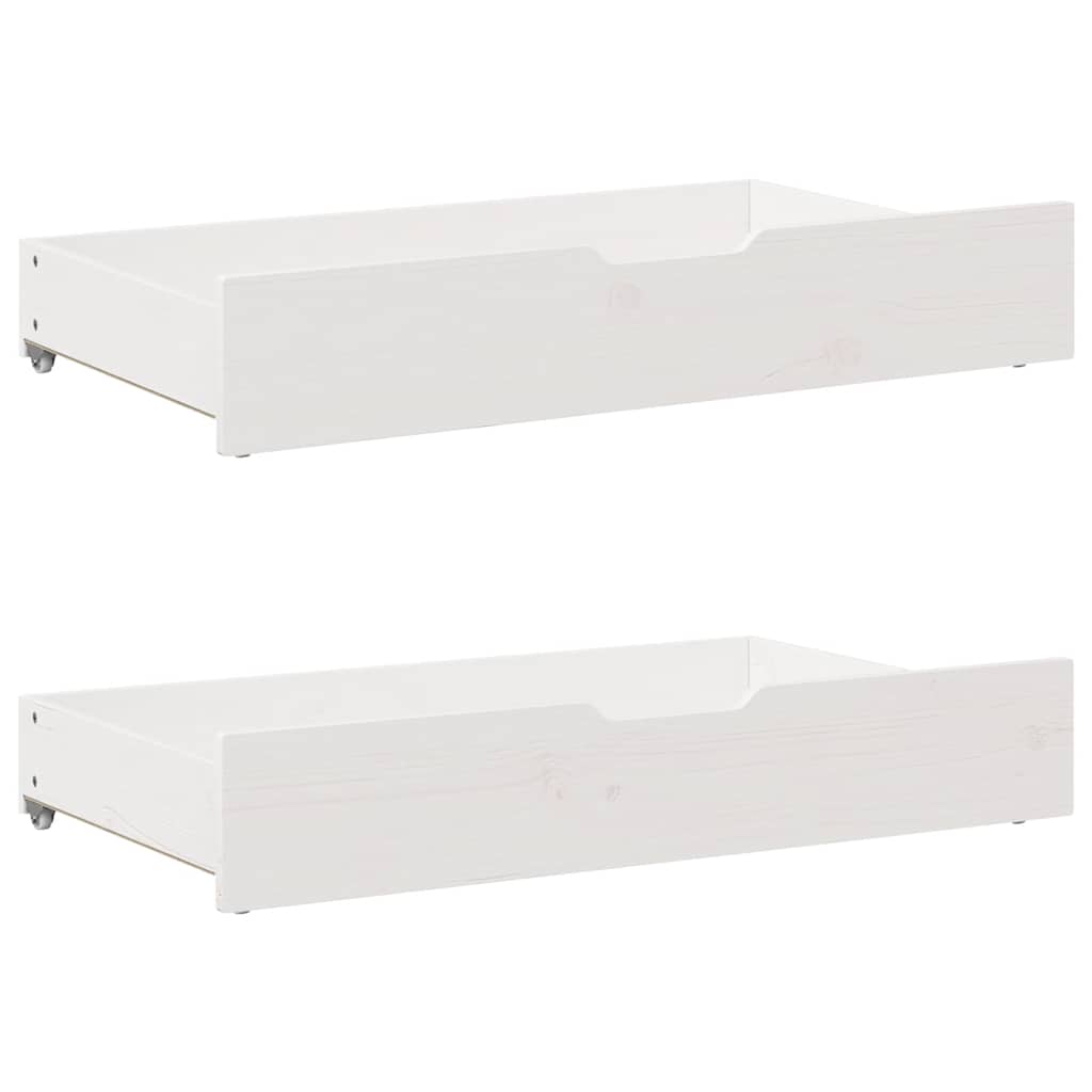 Bookcase Bed without Mattress White 160x200 cm Solid Wood Pine