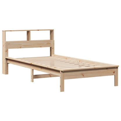 Bookcase Bed without Mattress 75x190 cm Small Single Solid Wood Pine