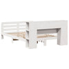 Bed Frame without Mattress White 140x200 cm Solid Wood Pine