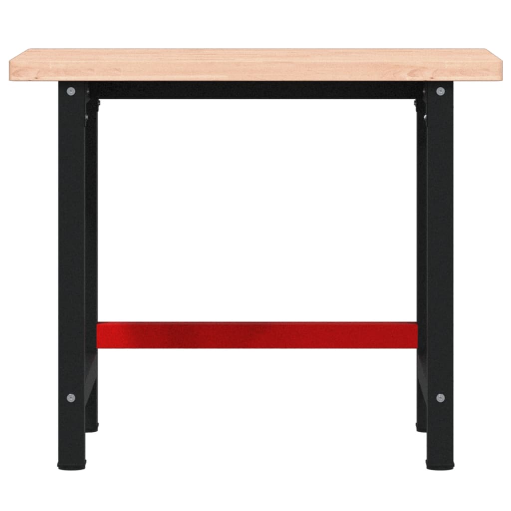 Workbench 100x60x83 cm Solid Wood Beech Rectangular