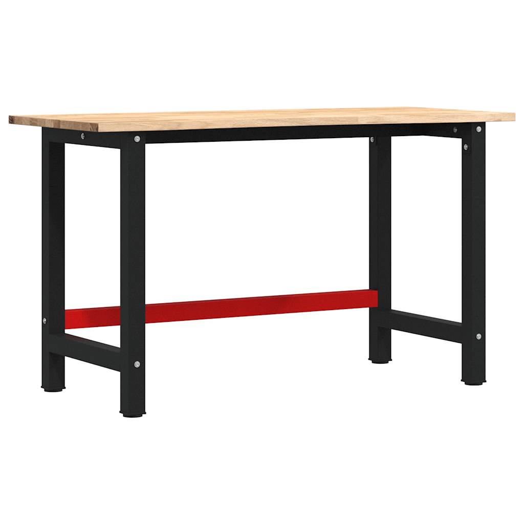 Workbench 140x60x81.5 cm Solid Wood Oak