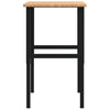Workbench Light Brown 100x60x(71.5-98) cm Solid Wood Oak Rectangular