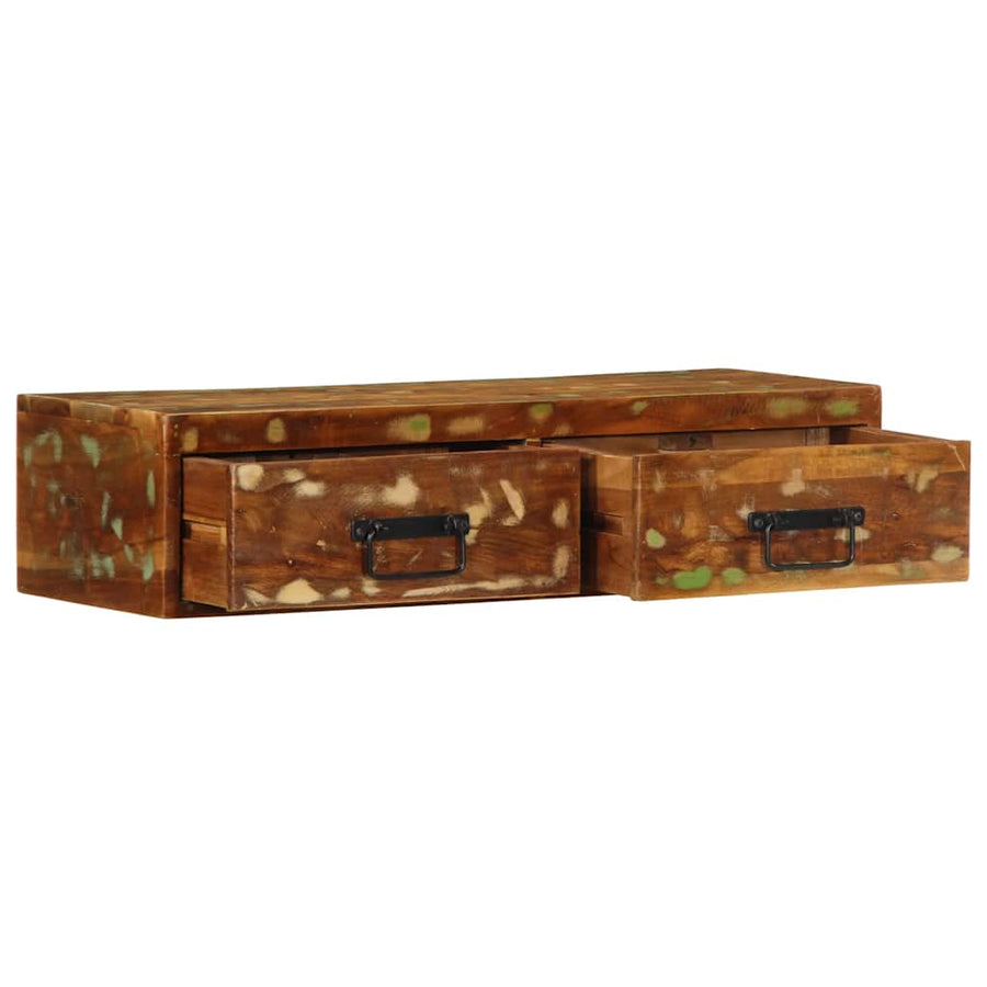 Wall-mounted TV Cabinet 80x30x19 cm Solid Wood Reclaimed