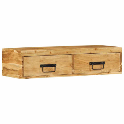 Wall-mounted TV Cabinet 80x30x19 cm Solid Wood Acacia