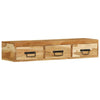Wall-mounted TV Cabinet 100x30x19 cm Solid Wood Acacia
