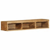 Wall-mounted TV Cabinet 100x30x19 cm Solid Rough Wood Mango