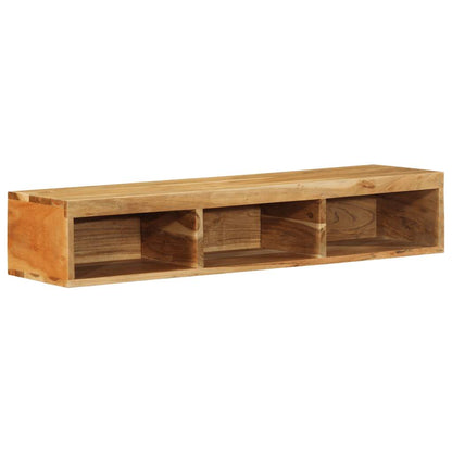 Wall-mounted TV Cabinet 100x30x19 cm Solid Wood Acacia