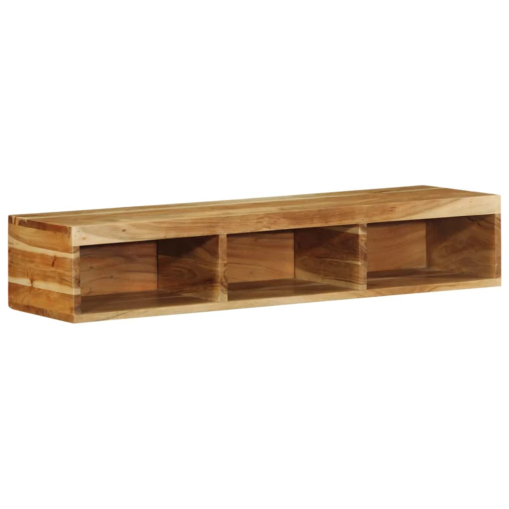 Wall-mounted TV Cabinet 100x30x19 cm Solid Wood Acacia