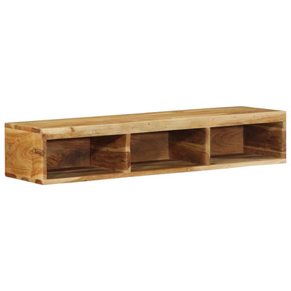 Wall-mounted TV Cabinet 100x30x19 cm Solid Wood Acacia