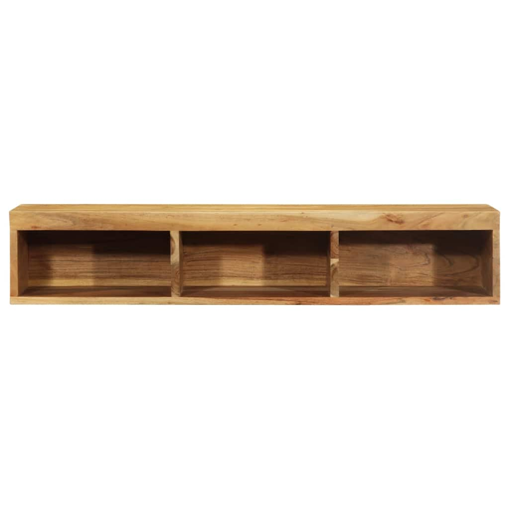 Wall-mounted TV Cabinet 100x30x19 cm Solid Wood Acacia