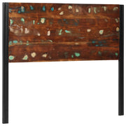 Headboard 120 cm Solid Wood Reclaimed and Iron