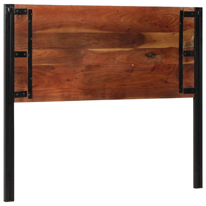 Headboard 120 cm Solid Wood Reclaimed and Iron