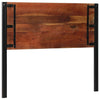 Headboard 120 cm Solid Wood Reclaimed and Iron