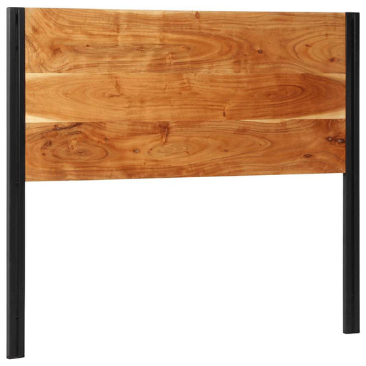 Headboard 120 cm Solid Wood Acacia and Iron