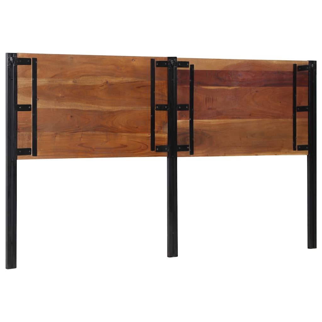 Headboard 180 cm Solid Wood Reclaimed and Iron