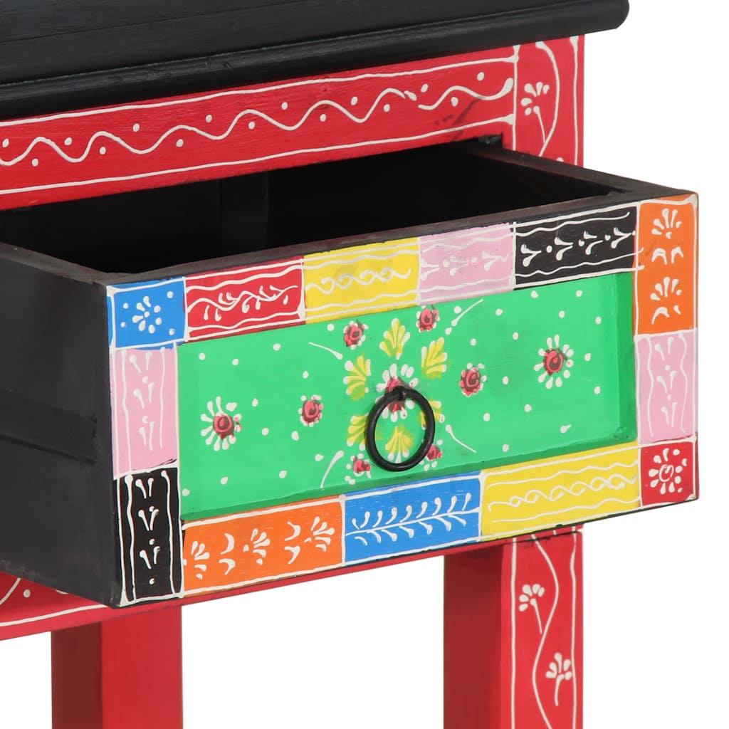 Console Table with Drawer Multicolour 100 x 30 x 77 cm