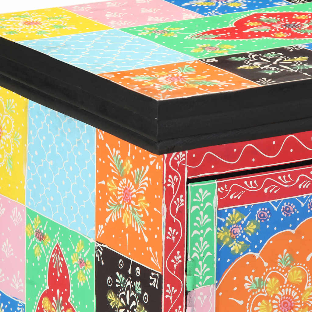 Console Table with Shelf with Door Multicolour 50 x 30 x 70 cm
