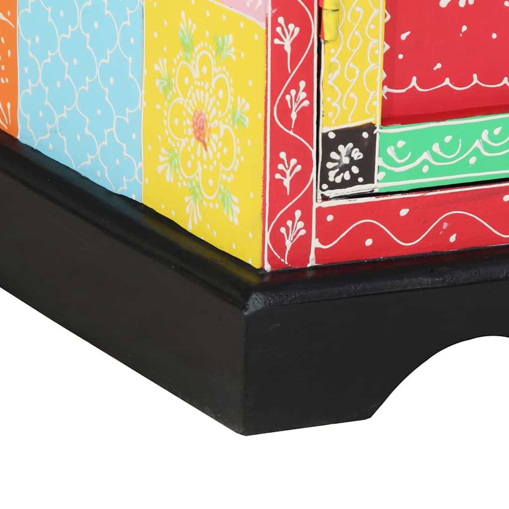 Console Table with Shelf with Door Multicolour 50 x 30 x 70 cm
