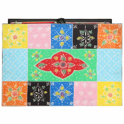 Console Table with Shelf with Door Multicolour 50 x 30 x 70 cm