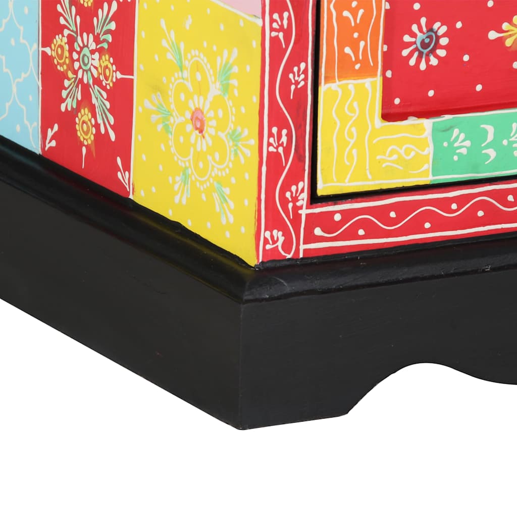 Drawer Cabinet Multicolour 40 x 40 x 60 cm Solid Mango Wood