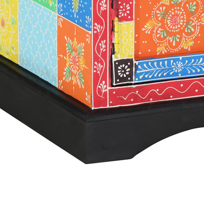 TV Cabinet Multicolour 100 x 35 x 50 cm Solid Mango Wood