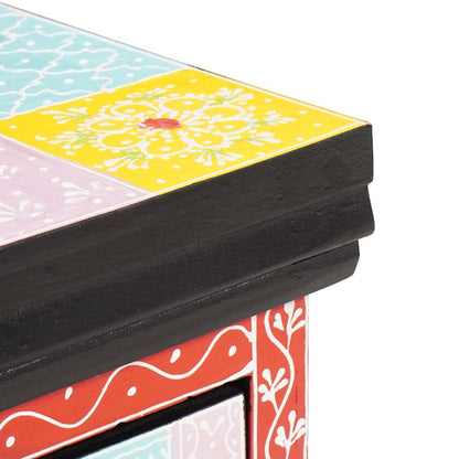 Bedside Cabinet with Drawer 2 pcs Multicolour 40 x 30 x 28 cm