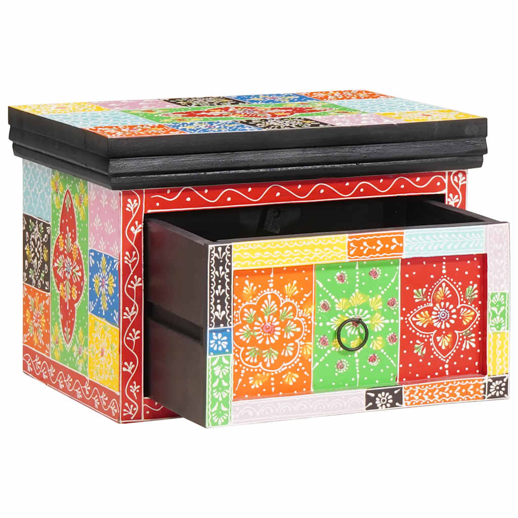Bedside Cabinet with Drawer 2 pcs Multicolour 40 x 30 x 28 cm