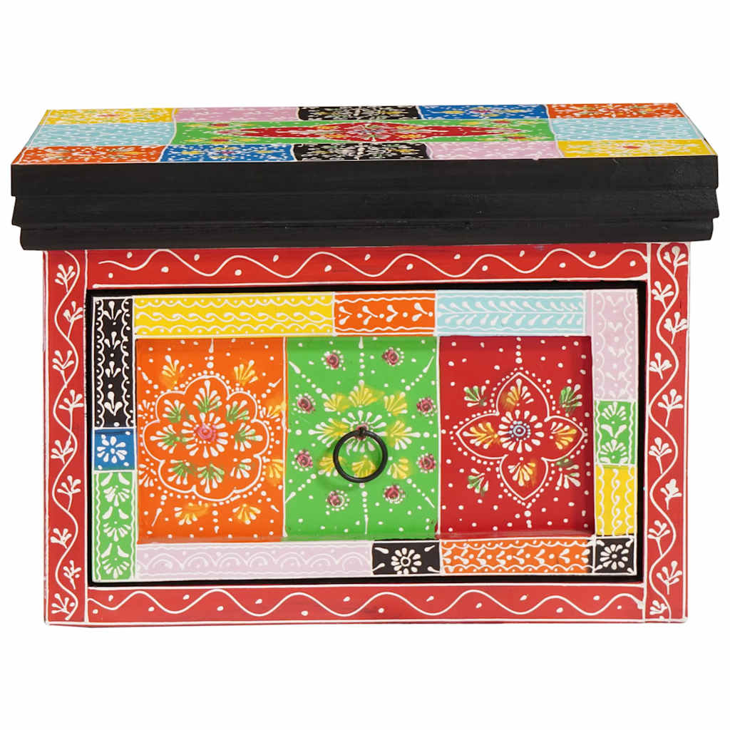Bedside Cabinet with Drawer 2 pcs Multicolour 40 x 30 x 28 cm