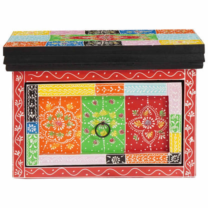Bedside Cabinet with Drawer 2 pcs Multicolour 40 x 30 x 28 cm