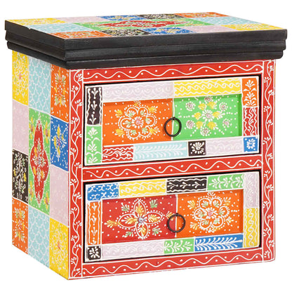 Bedside Cabinet with Drawer Multicolour 40 x 30 x 40 cm
