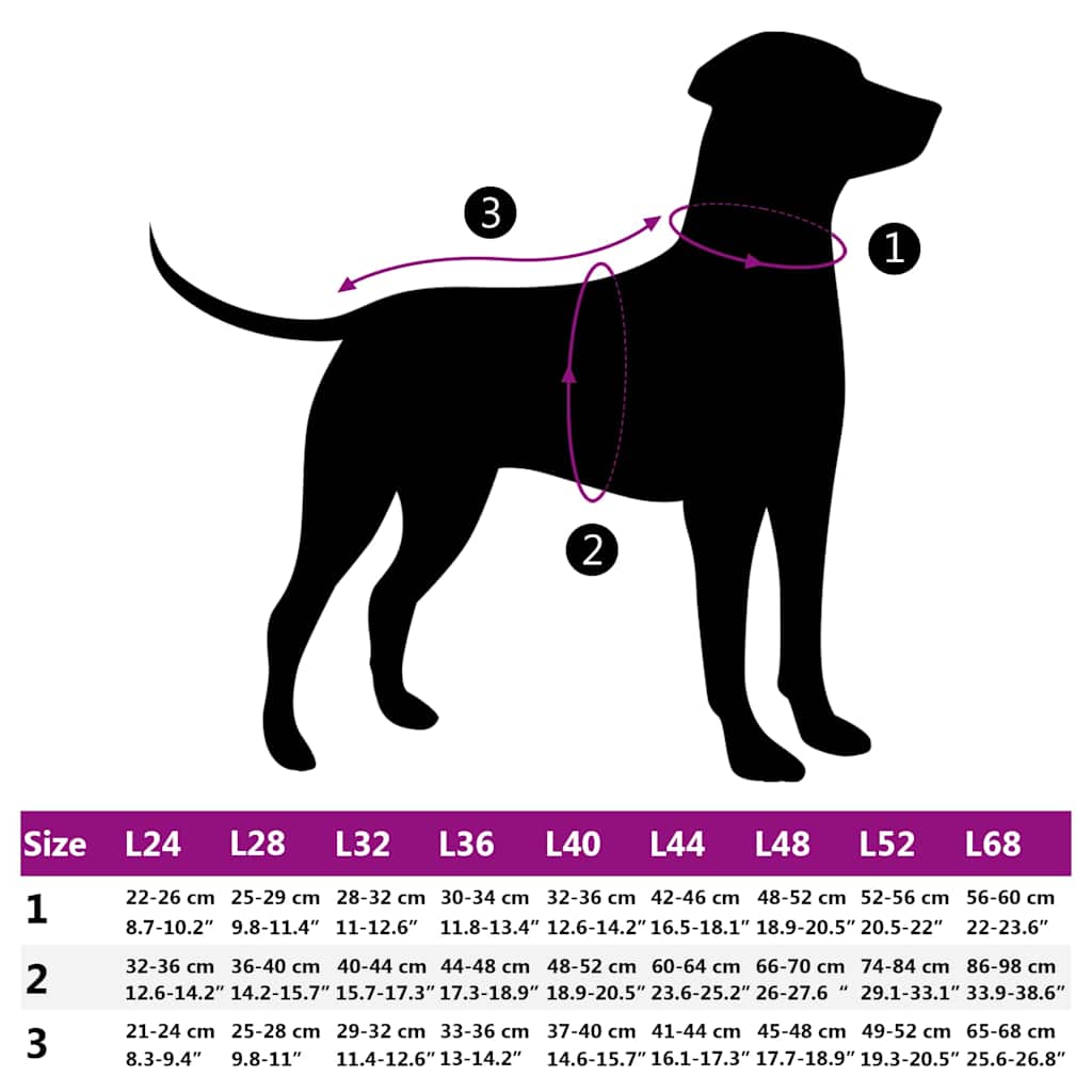 Dog Coat with Harness Waterproof Reflective Purple 5XL