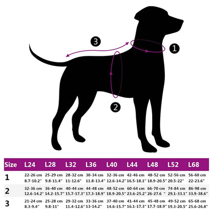 Dog Coat with Harness Waterproof Reflective Navy Blue S
