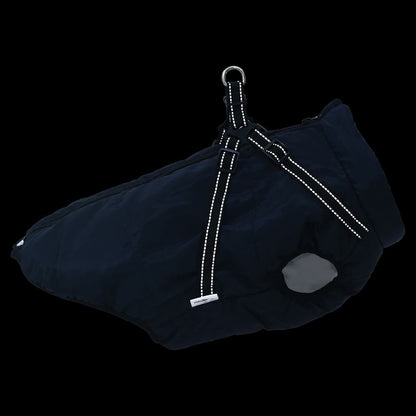 Dog Coat with Harness Waterproof Reflective Navy Blue 6XL
