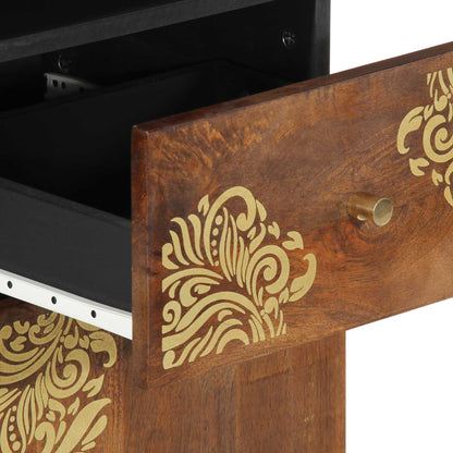 Bathroom Cabinet Set 3 pcs Honey Brown Solid Mango Wood