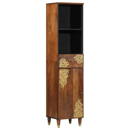 Bathroom Cabinet Set 3 pcs Honey Brown Solid Mango Wood