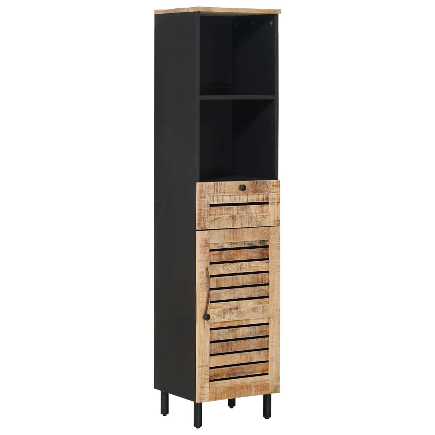Bathroom Cabinet Set 3 pcs Natural Solid Mango Wood