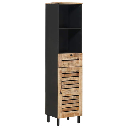 Bathroom Cabinet Set 3 pcs Natural Solid Mango Wood