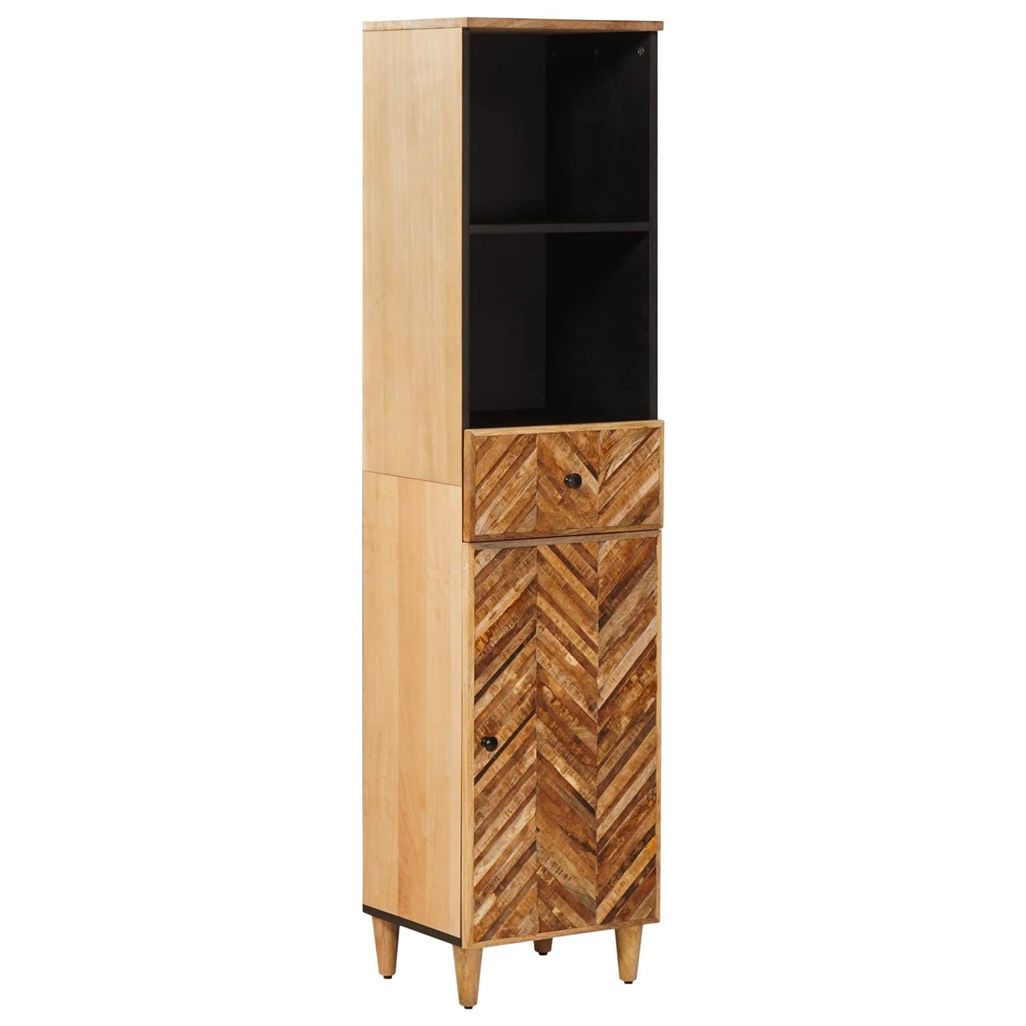 Bathroom Cabinet Set with Drawer 5 pcs Solid Mango Wood