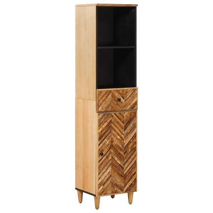 Bathroom Cabinet Set with Drawer 5 pcs Solid Mango Wood