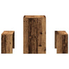 3 Piece Dining Table and Bench set Old Wood Engineered Wood