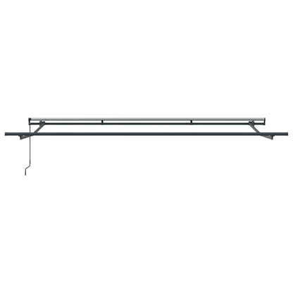 Manual Retractable Awning Burgundy 400x300 cm