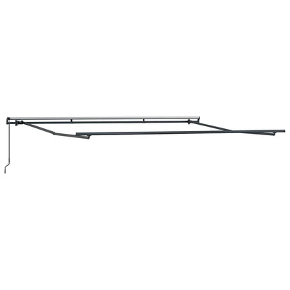 Manual Retractable Awning Brown 400x300 cm